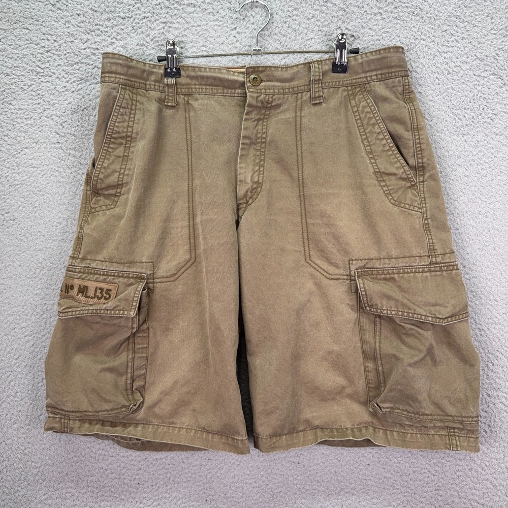 VTG Old Navy Shorts‎ Mens 33 Brown Military Utility Cargo Gorp Skater Grunge Y2K